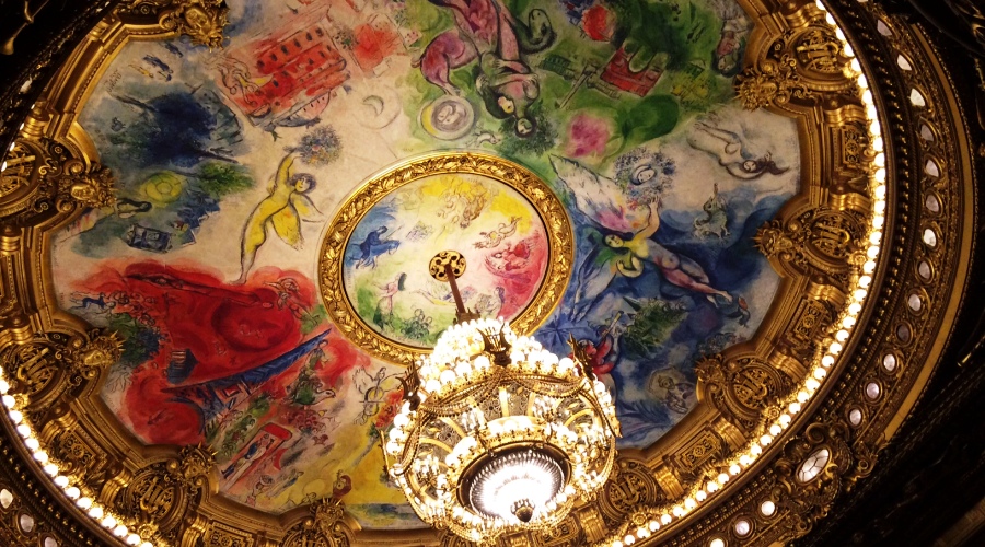 Плафон в Парижской Опере
